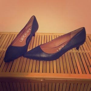 Navy Calvin Klein Heels